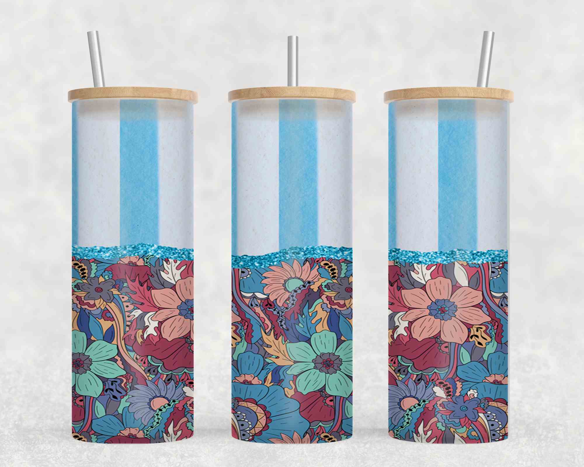 Floral Stripes-10574